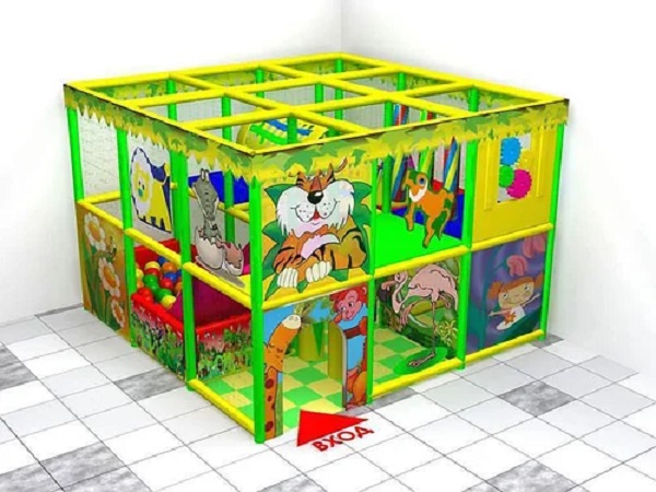 Батут надувной малый Сырный домик Детские площадки
